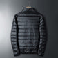 🍁Hot sale🍁 Men's Thickened Warm Short Jacket with Stand Collar
