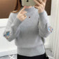 🌸Cashmere Knitted Floral Embroidery Thick Sweater