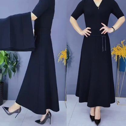 💖Women’s Elastic High Waisted Thick Long Skirt🌟