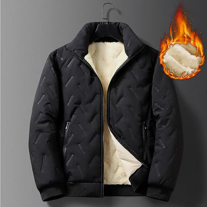 🎁Hot Sale 50% Off🔥Men's Quilted Winter Jacket with Faux Fleece Lining