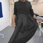 🍁50% off hot sale🔥Women’s Casual Round-neck Long-sleeve Dress