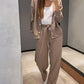 🍁Women's Knitted Buttoned Jacket and Pants Two-piece Set