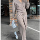 🍁Women's Knitted Buttoned Jacket and Pants Two-piece Set