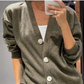🍁Women's Knitted Buttoned Jacket and Pants Two-piece Set
