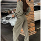 🍁Women's Knitted Buttoned Jacket and Pants Two-piece Set