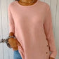 🍁Women’s Casual Long Sleeve Solid Color Button T-Shirt