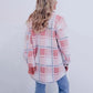 🌸🧥Women’s Teddy Plaid Shacket