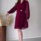 🔥Hot Sale 50% off🔥 Lapel solid colourSuperior feeling Temperament pleated design dress👗