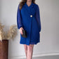 🔥Hot Sale 50% off🔥 Lapel solid colourSuperior feeling Temperament pleated design dress👗