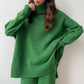 🍁❄️Women's Casual Loose Knit 2-Piece Set（Autumn and Winter Hot Sale🔥）
