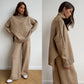 🍁❄️Women's Casual Loose Knit 2-Piece Set（Autumn and Winter Hot Sale🔥）