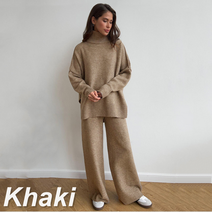 🍁❄️Women's Casual Loose Knit 2-Piece Set（Autumn and Winter Hot Sale🔥）