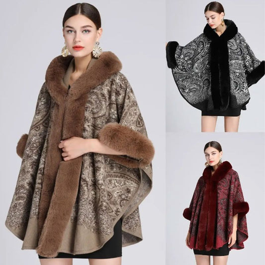 🌸HOT SALE 50% OFF🌸Women's Fall and Winter Oversized Hooded Shawl Jacket