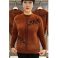 🍂Autumn Specials🍂 Women's Printed Mock Neck Knitted Sweater