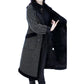 ❄️Winter Specials❄️ 50%OFF Women's Double Breasted Overcoat with Plush Lining
