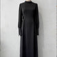 🔥Hot Sale 50% off🔥 Women's Long Sleeve Tie Waist Pleated Dress