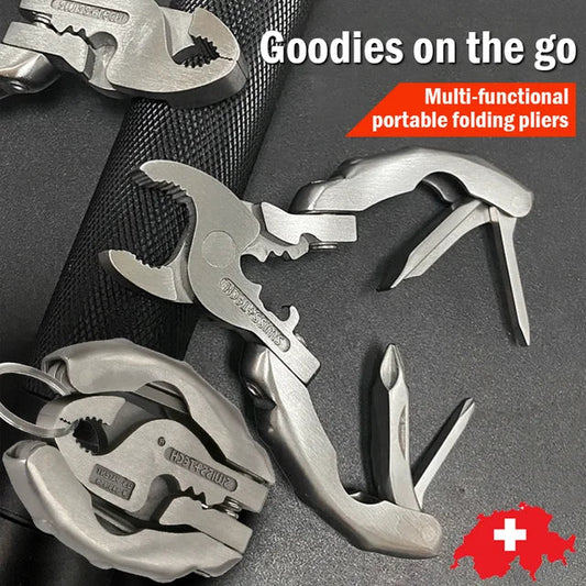 🔥HOT SALE🔥 Mini 9-in-1 Multi-Purpose Stainless Steel Pliers