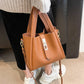 💖Women's Large Capacity Faux Leather Bucket Bag