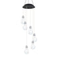 Colorful LED Solar-Powered Light Bulb Wind Chimes