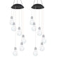 Colorful LED Solar-Powered Light Bulb Wind Chimes