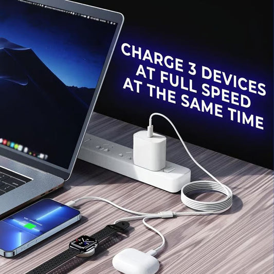 3-in-1 USB-C Charging Cable