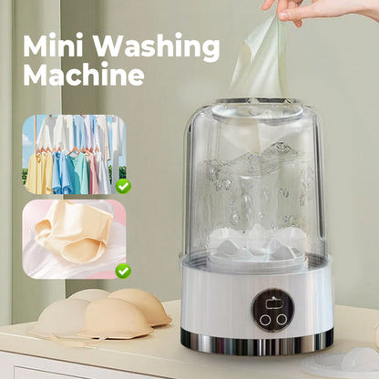 🔥Last day 50% OFF - Portable Automatic Mini Washing Machine