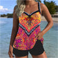 2025 New Design✨👙Printed Swimsuit Top & Shorts Set🌴