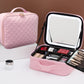 Travel Makeup Bag with LED Mirror