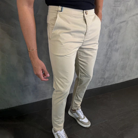⏰ LAST DAY 50% OFF! Men's Stretch Slim Fit Pants – Skinny But Comfy
