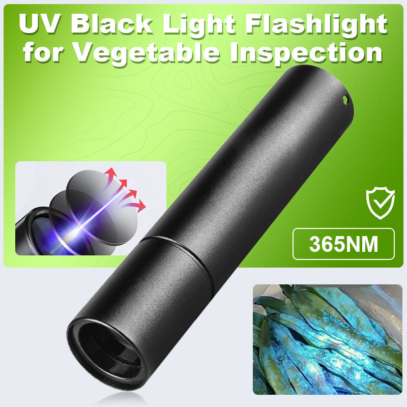 🛡️UV Black Light Flashlight for Vegetable Inspection – cuoeo