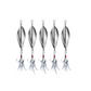 360° Rotation Fishing Lure with Sharp Feather Hook