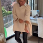 Women's Long-Sleeve Top with Shirt Collar