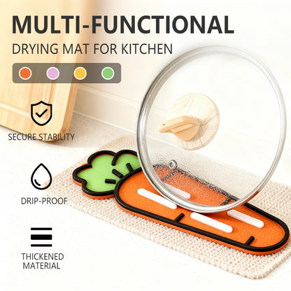 💥Hot Sale 50% OFF💥Multi-Functional Silicone Drying Mat for Kitchen🍽️