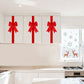 🎅Christmas Special: 50% OFF🎁Large Christmas Cabinet Door Ribbon Bow