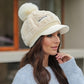 ❤️[Best Gift for Her] Women's Winter Fashion Warm Short Brim Hat