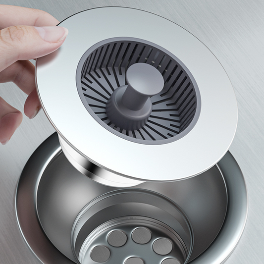 ⏰LAST DAY - BUY 1 GET 1 FREE!!🔥Pop-Up Sink Drain Stopper with Strainer