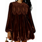 Vintage-Inspired Lace Panel Tunic Dress