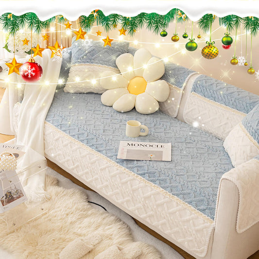 🍀 Spring offer:Anti Slip Fleece Sofa Cover