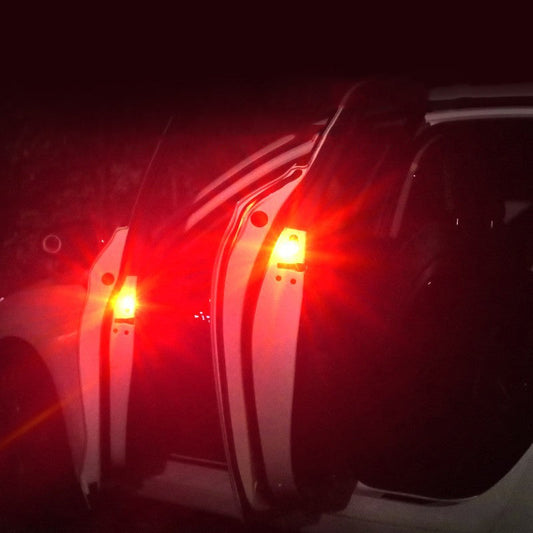 Universal Car Door LED Warning Magnetic Sensor Flashing Lights