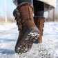 Women's Ultra-Warm Faux Fur Lined Mid-Calf Snow Boots
