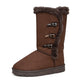 Women's Ultra-Warm Faux Fur Lined Mid-Calf Snow Boots