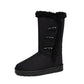 Women's Ultra-Warm Faux Fur Lined Mid-Calf Snow Boots