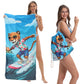 2-in-1 Printed Beach Towel Backpack
