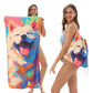 2-in-1 Printed Beach Towel Backpack