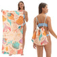 2-in-1 Printed Beach Towel Backpack