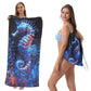 2-in-1 Printed Beach Towel Backpack