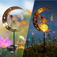 Whimsical Moon & Fairy Solar Garden Stake Light