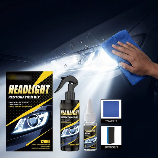 Professional Headlight Polish and Sealant Kit
