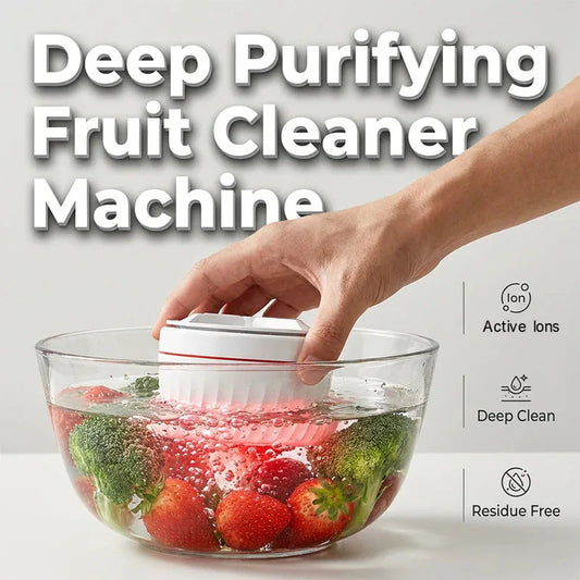 📢📢50% OFF !! ⏰💞50K+ SOLD!Portable Vegetable & Fruit Cleaner Machine