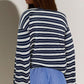 Women's Casual Oversized Striped Top